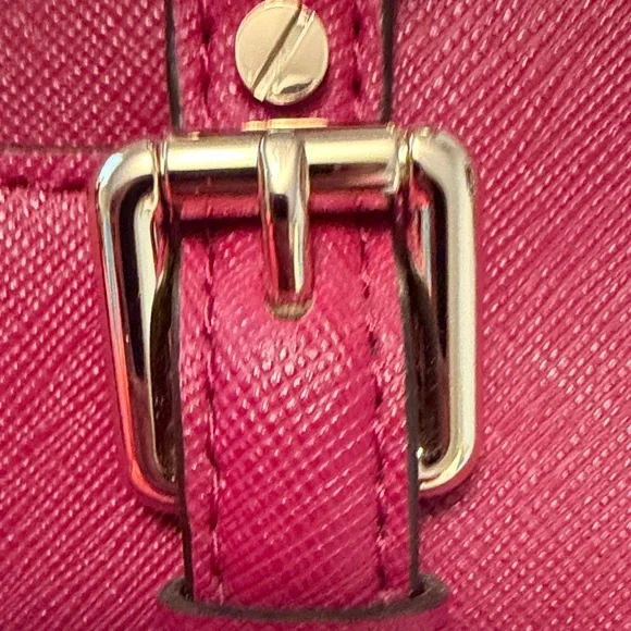 Michael Kors Deep Red Satchel, Like New - Picture 12 of 14